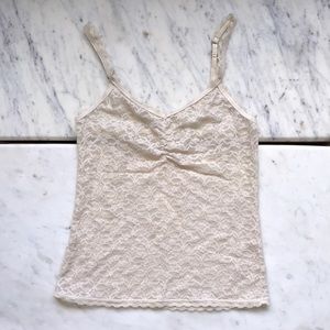 Aerie Beige Lace Camisole